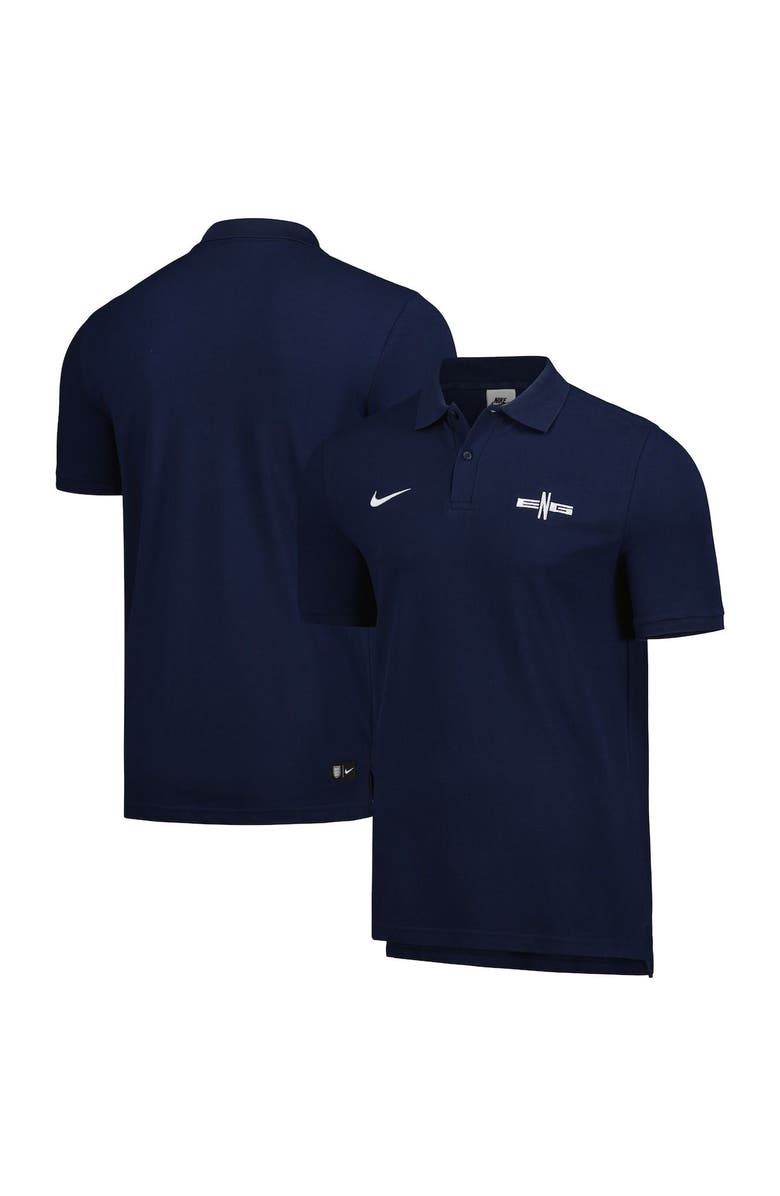 Nike Men's Nike Blue England National Team Pique Polo, Main, color, 