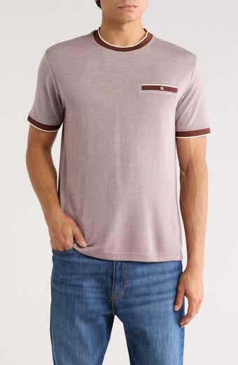 Cactus Man Tipped Crewneck Knit T-Shirt