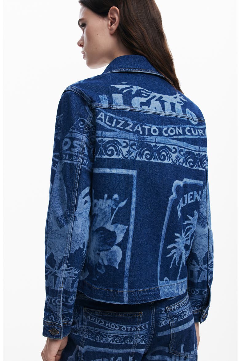Trucker Jacket, Alternate, color, MEDIUM BLUE