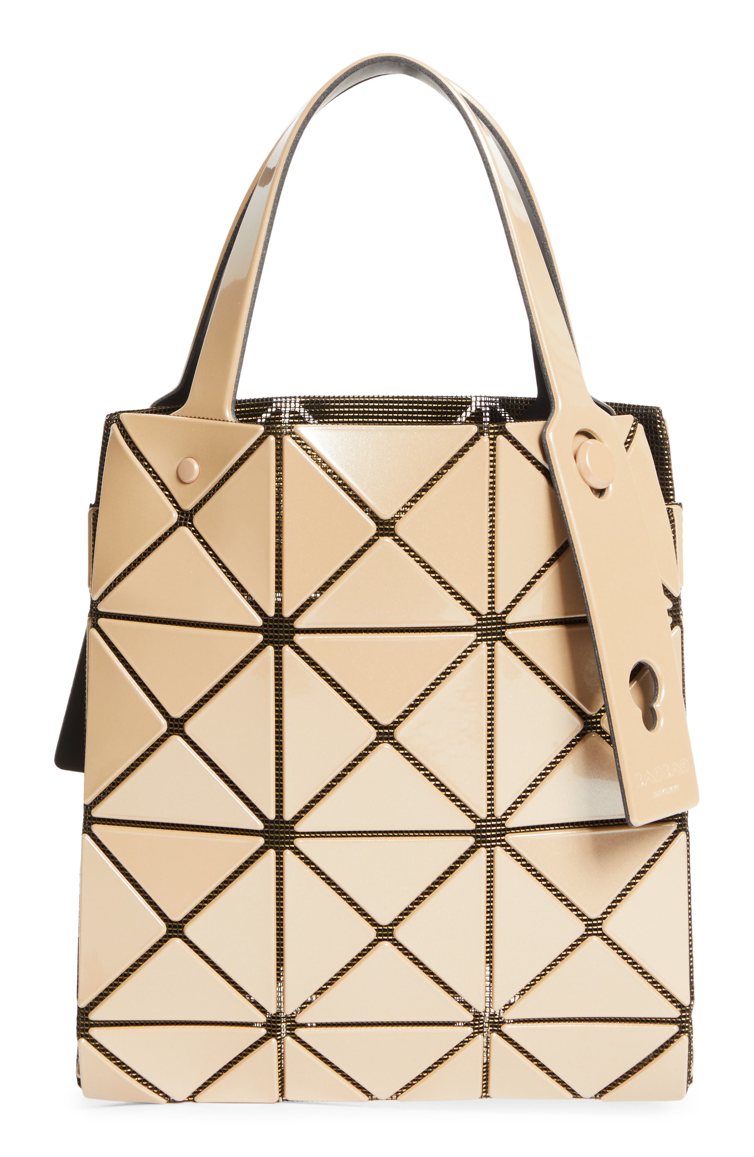 Bao Bao Issey Miyake Carat Top Handle Bag, Alternate, color, 