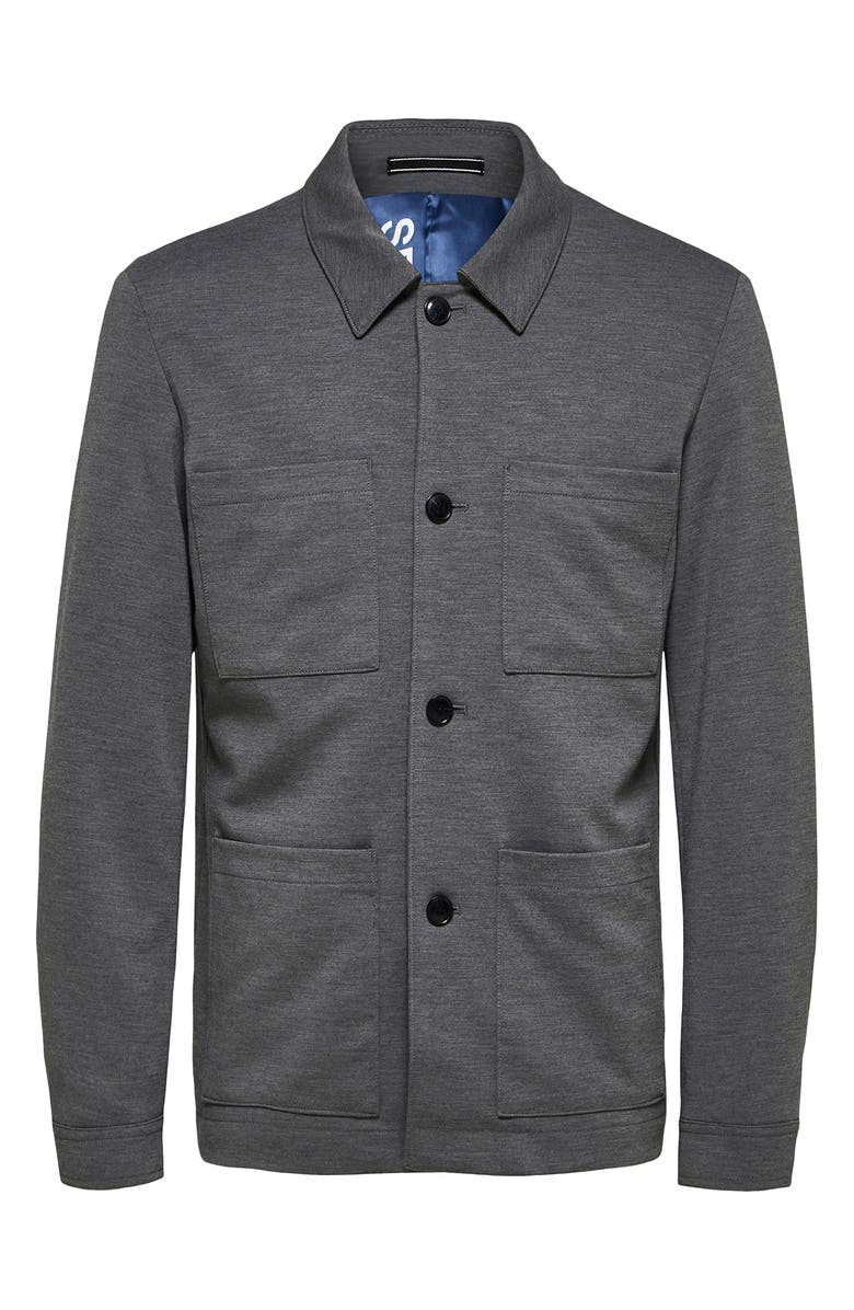 Selected Homme Jim Flex Hybrid Jersey Blazer Jacket, Alternate, color, 