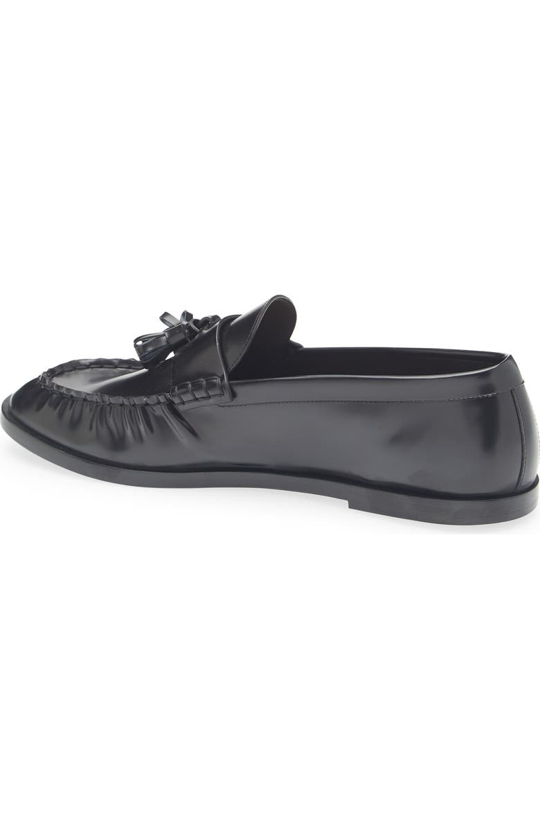 The Row Tassel Loafer, Alternate, color, Black