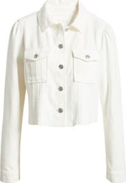 PAIGE Pacey Crop Denim Jacket