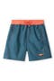 Kids' Shark Embroidered Swim Trunks