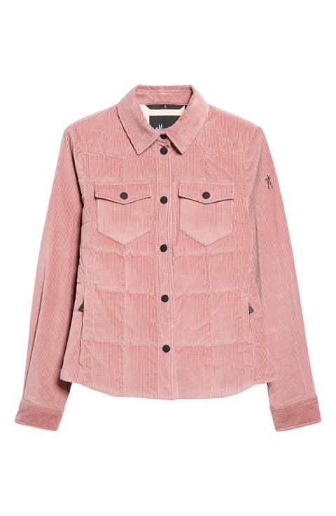 Nangy Corduroy Down Shirt Jacket