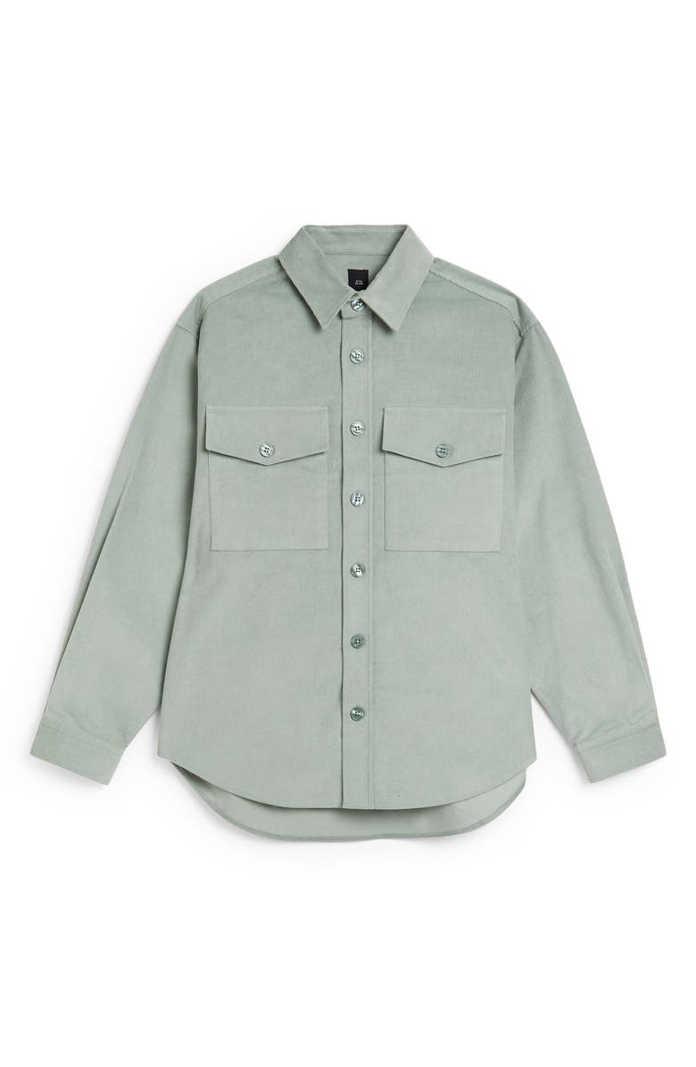 River Island Tokyo Studio Cord Button-Up Shirt, Main, color, 