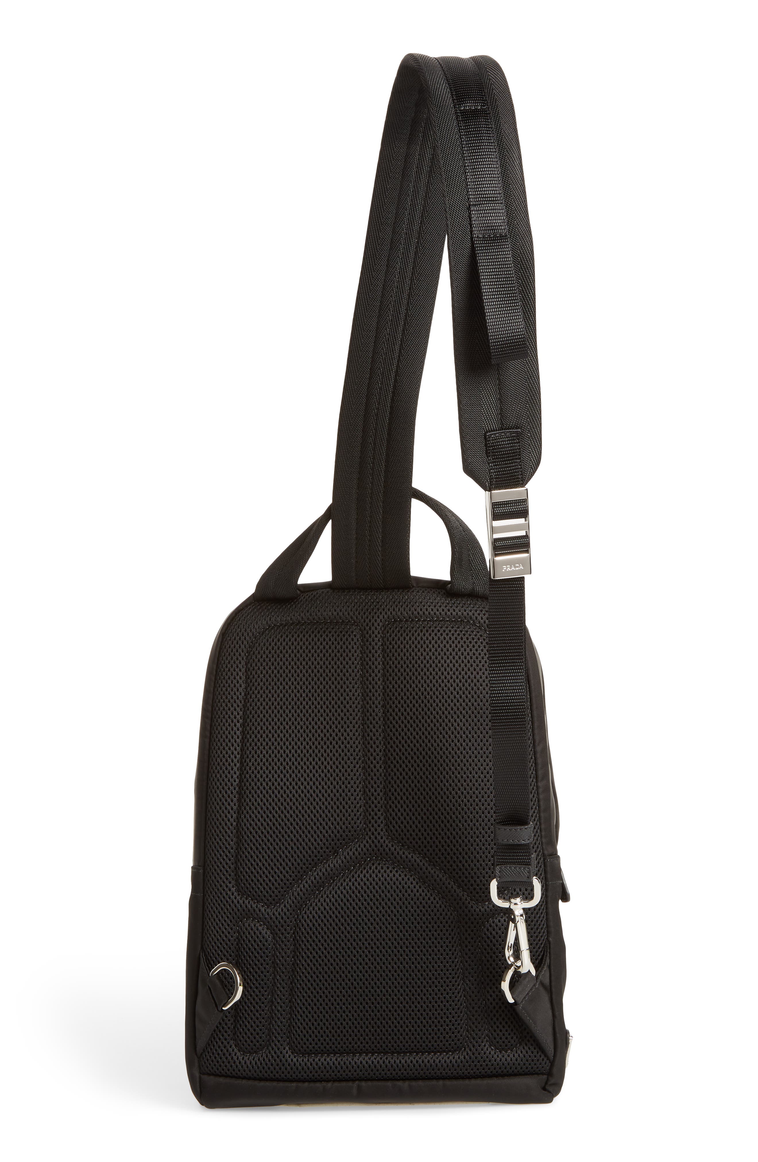 Prada Small Nylon Sling Bag, Alternate, color, 