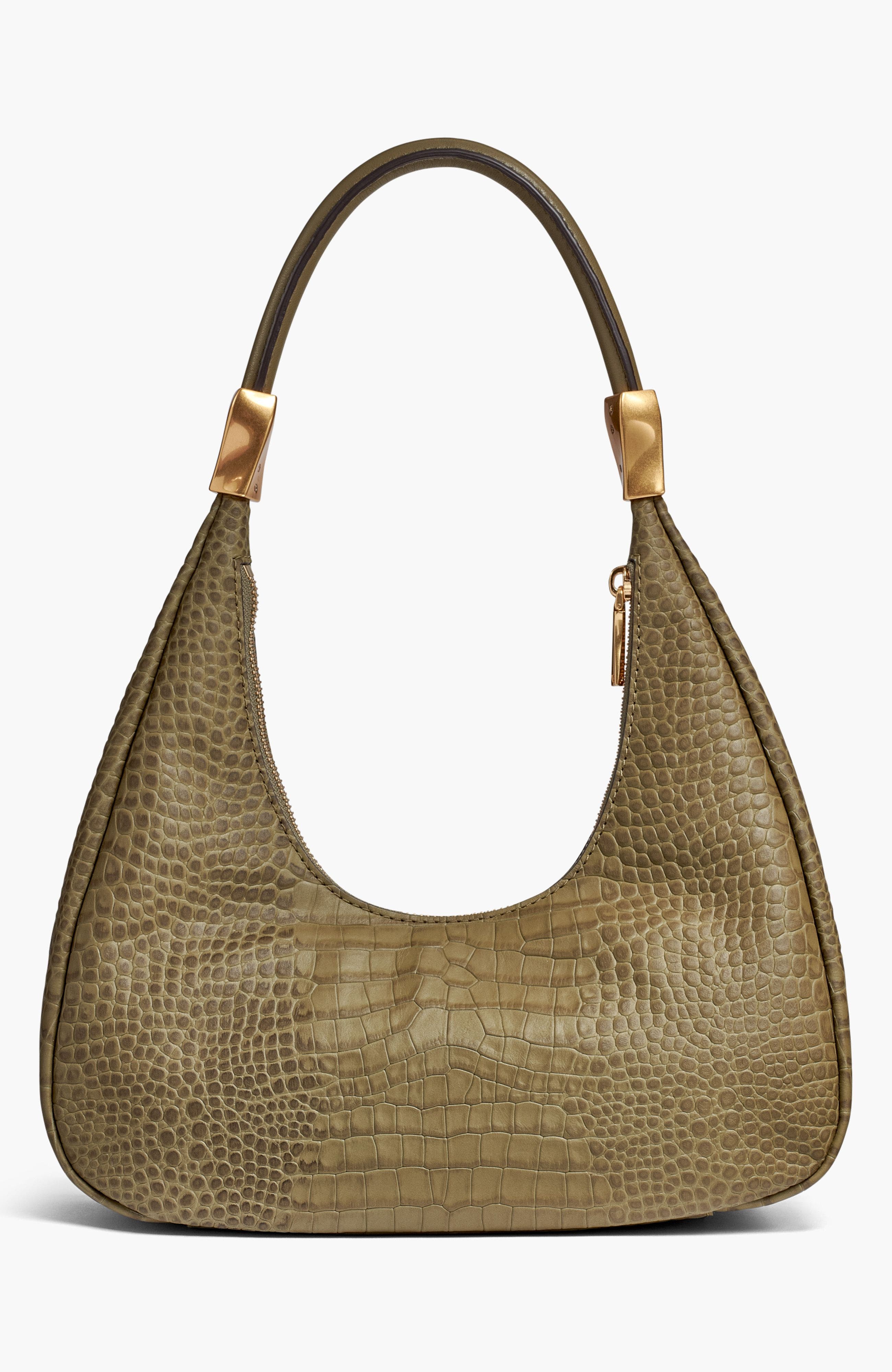 Donna Karan New York Quogue Embossed Croco Shoulder, Alternate, color, 