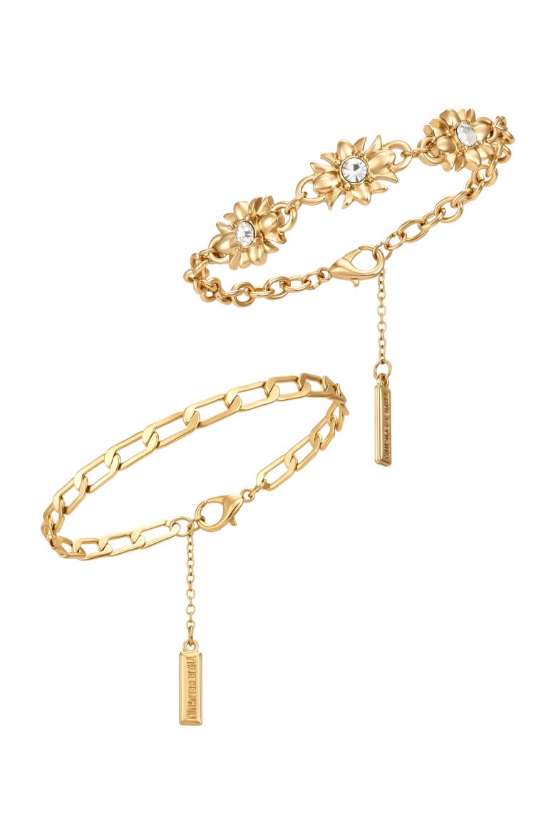 Bracelet Set, Main, color, Gold