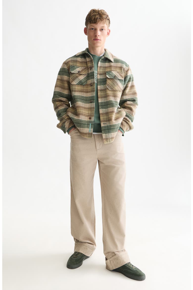 Checked Overshirt, Alternate, color, DARK FOREST CHECK