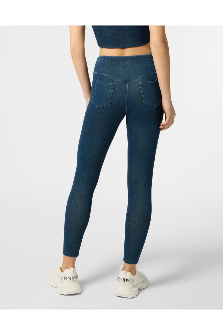 Leggings Denim Touch Ps Women, Alternate, color, darkblue