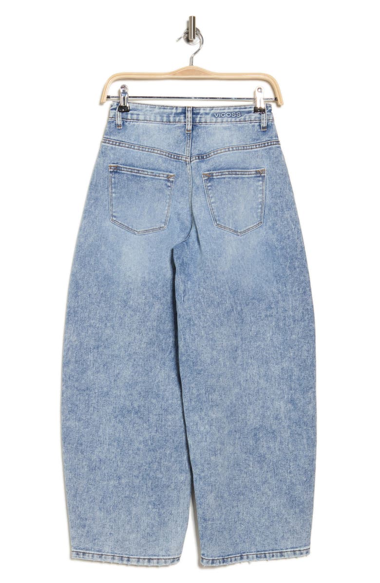 Vigoss Seamed Straight Leg Jeans, Alternate, color, Light Wash