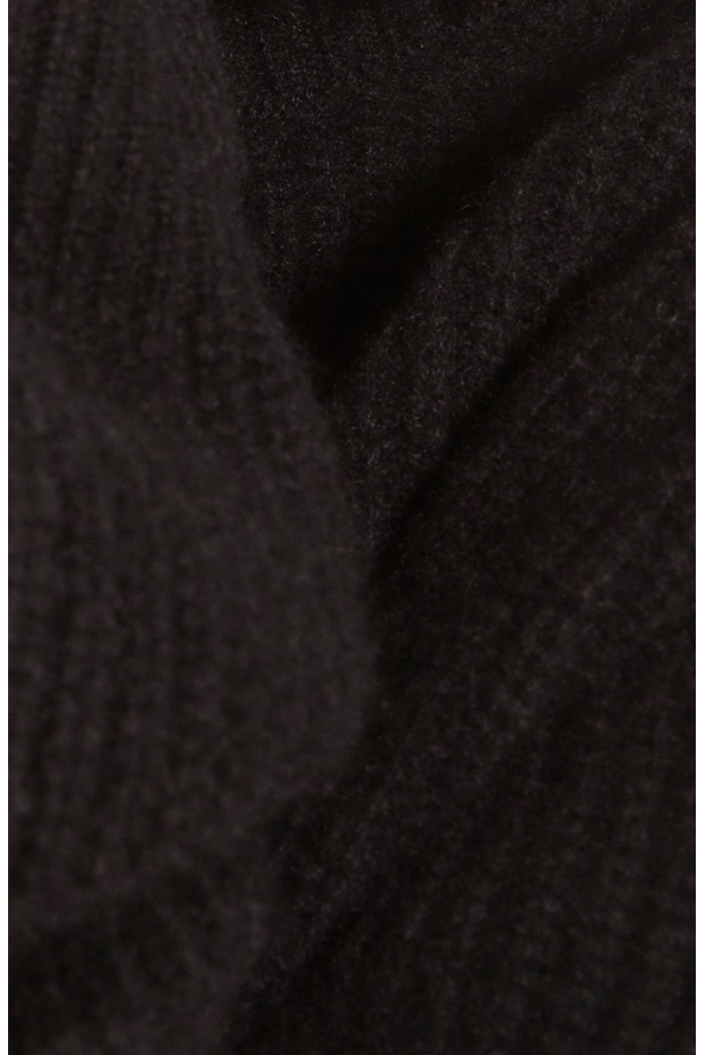 Ellie Chunky Cashmere Turtleneck Sweater, Alternate, color, Black