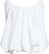 Jacquemus The Lavande Draped Bouffant Top