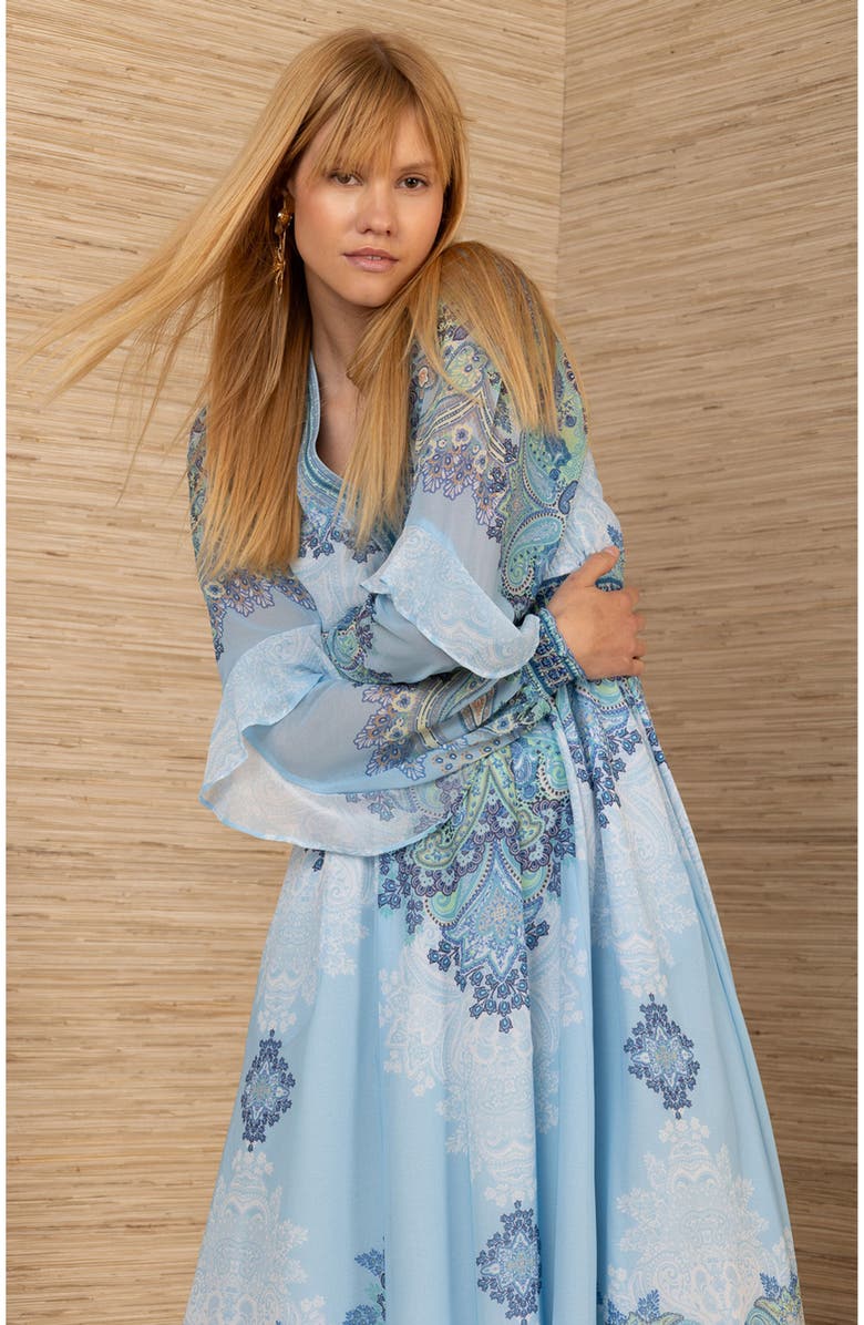 Hale Bob Kamilah Chiffon Dress, Alternate, color,