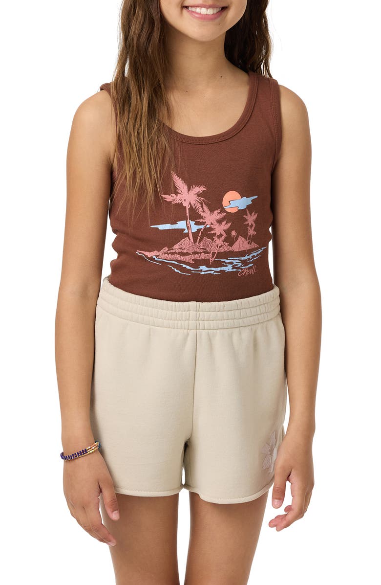 O'Neill Kids' Tropic Melt Scallop Shorts, Alternate, color, 