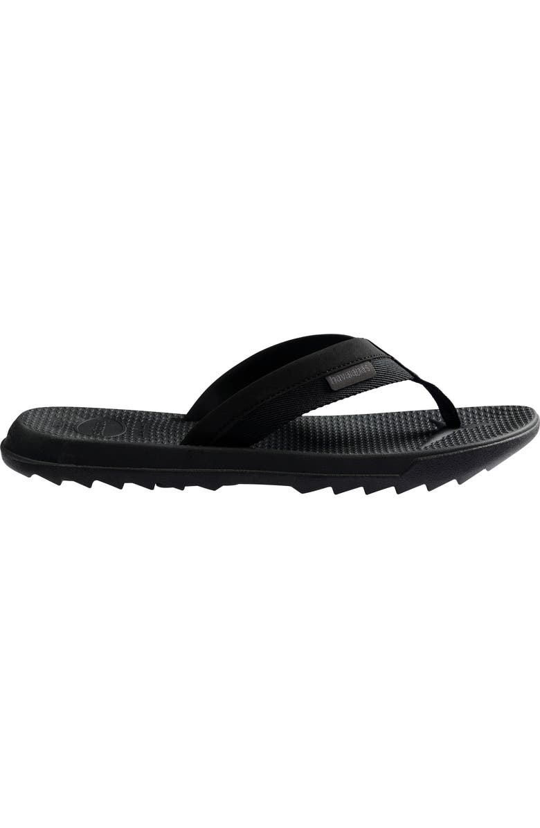 Havaianas Track Plus Flip Flop, Alternate, color, Black