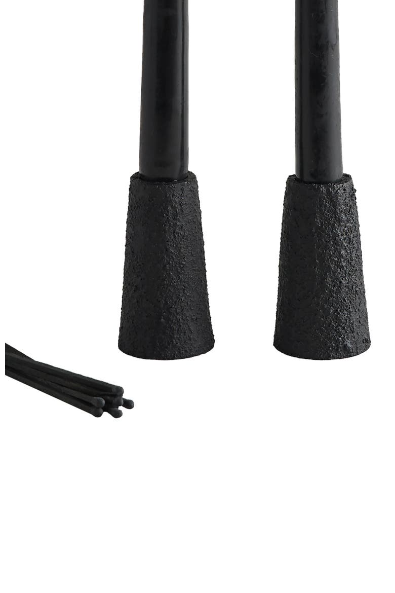 Taper Holders Set of 2, Alternate, color, Black