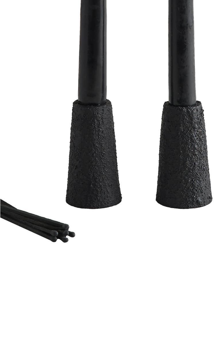 The Collective Home Taper Holders Set of 2, Alternate, color, Black