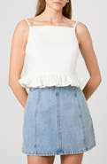 French Connection Lilah Ruffle Crop Camisole