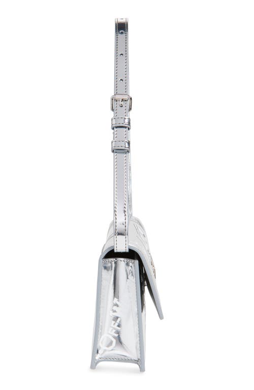 Off-white Silver Jitney 1.0 Shoulder Bag In Silver - Black
