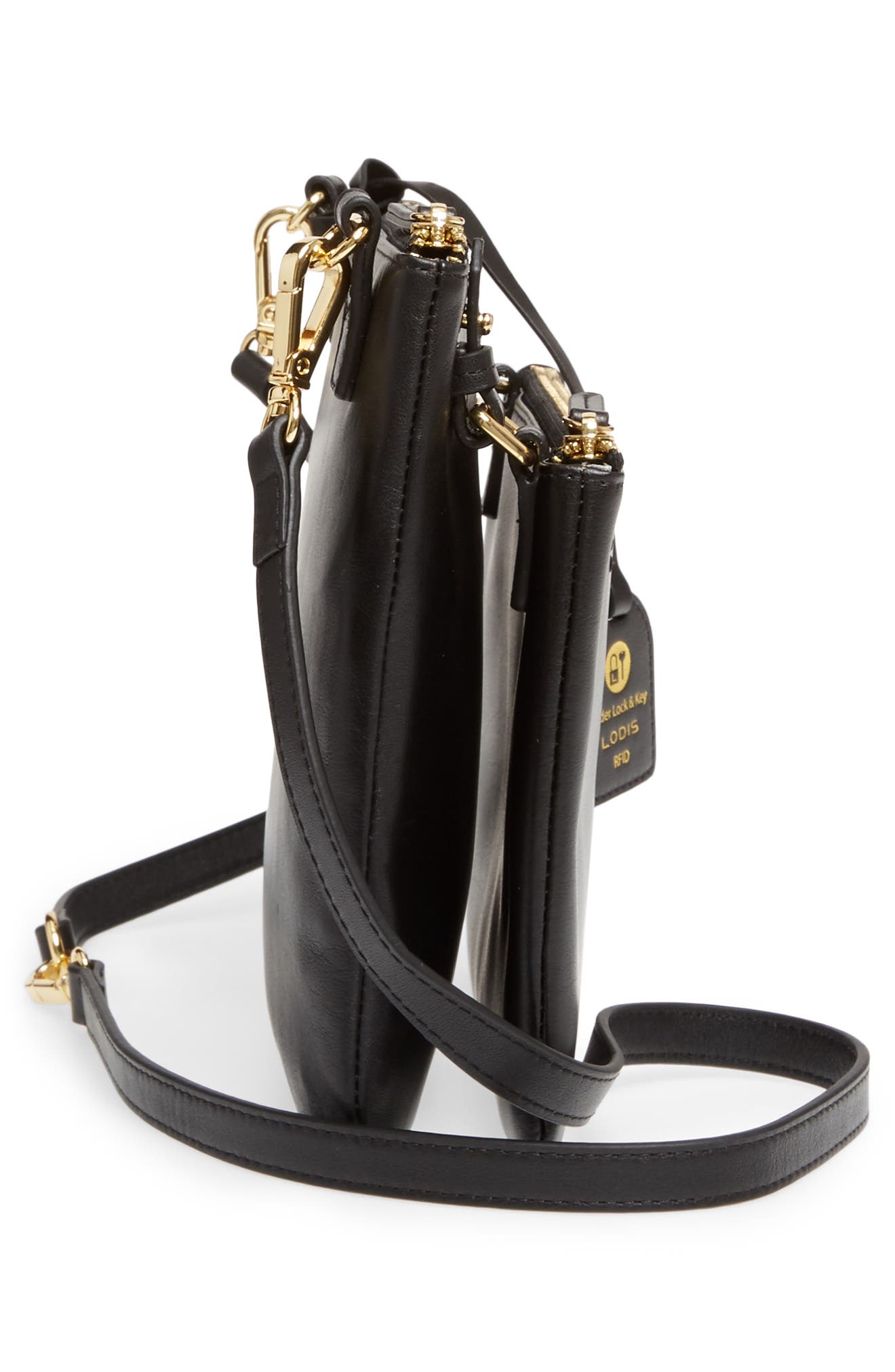 LODIS Los Angeles Downtown Latisha RFID Leather Crossbody, Alternate, color, 