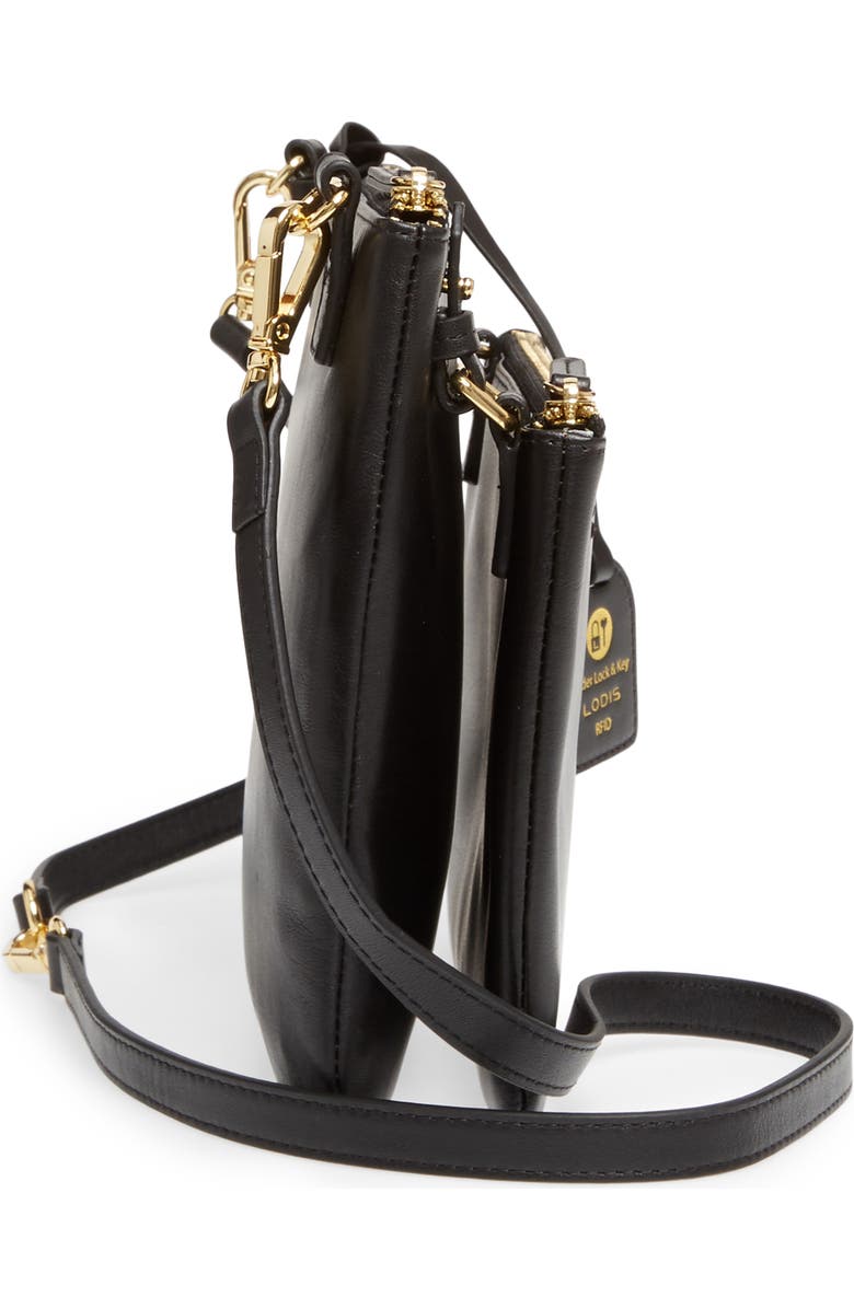 LODIS Los Angeles Downtown Latisha RFID Leather Crossbody, Alternate, color,