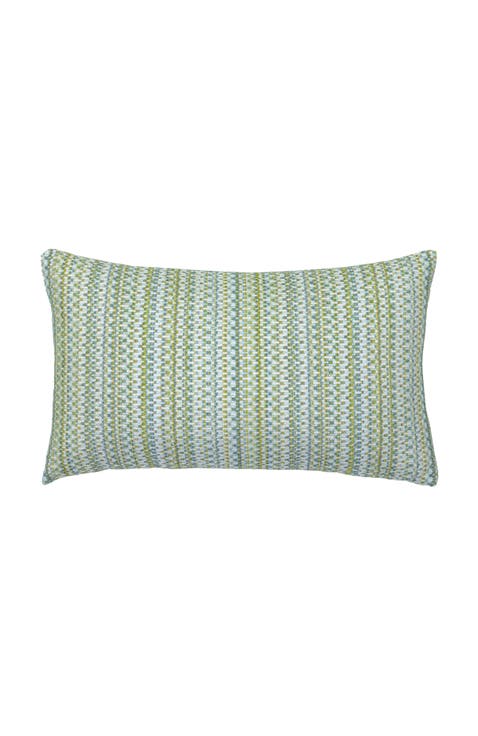 Kaleidoscope Chenille Micro Check Indoor & Outdoor Woven Accent Pillow