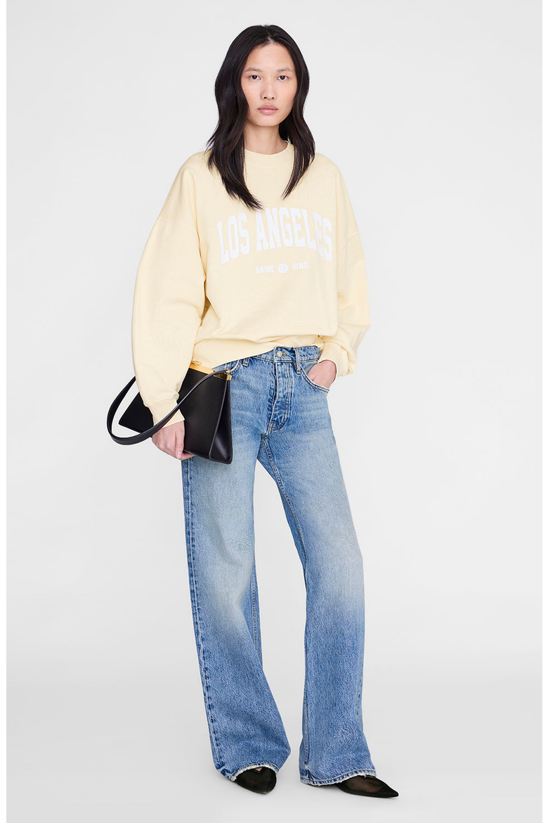Miles Los Angeles University Sweatshirt, Main, color, Butter Yellow