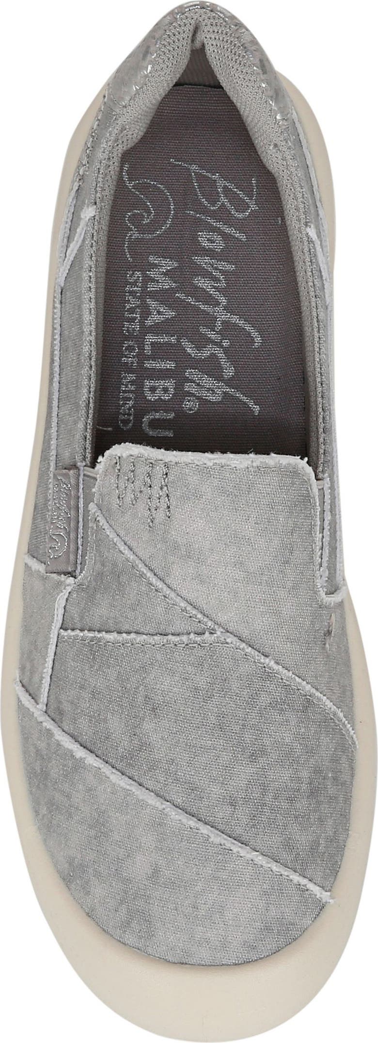 Blowfish Malibu Emily Ballerine Slip-on Donna, Grigio, Taglia 40, Ecopelle Vegana Con Nodo