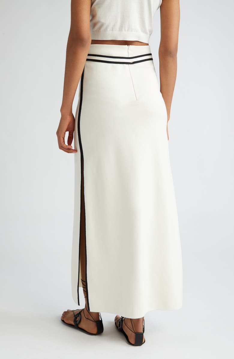 Max Mara Ora Belted Cotton Blend Sweater Skirt, Alternate, color,