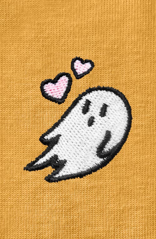 Dalix Heartly Ghost Tee In Mustard