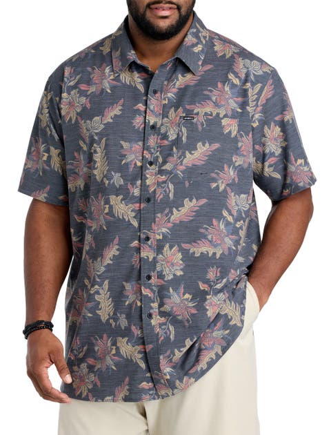 Big & Tall Printed Performance Sport Shirt
