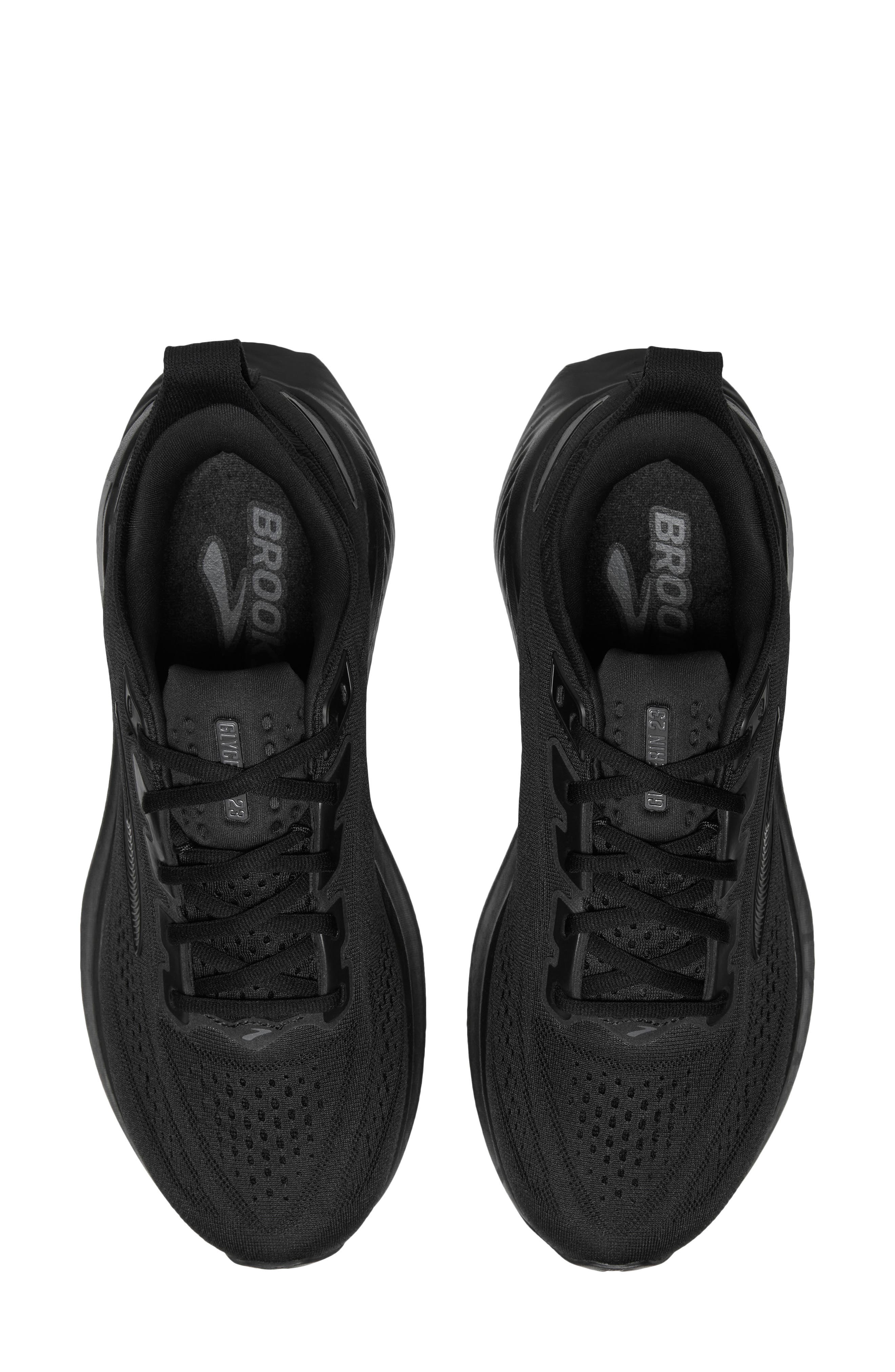 Brooks Glycerin 23 Running Shoe, Alternate, color, Black/ Black/ Ebony