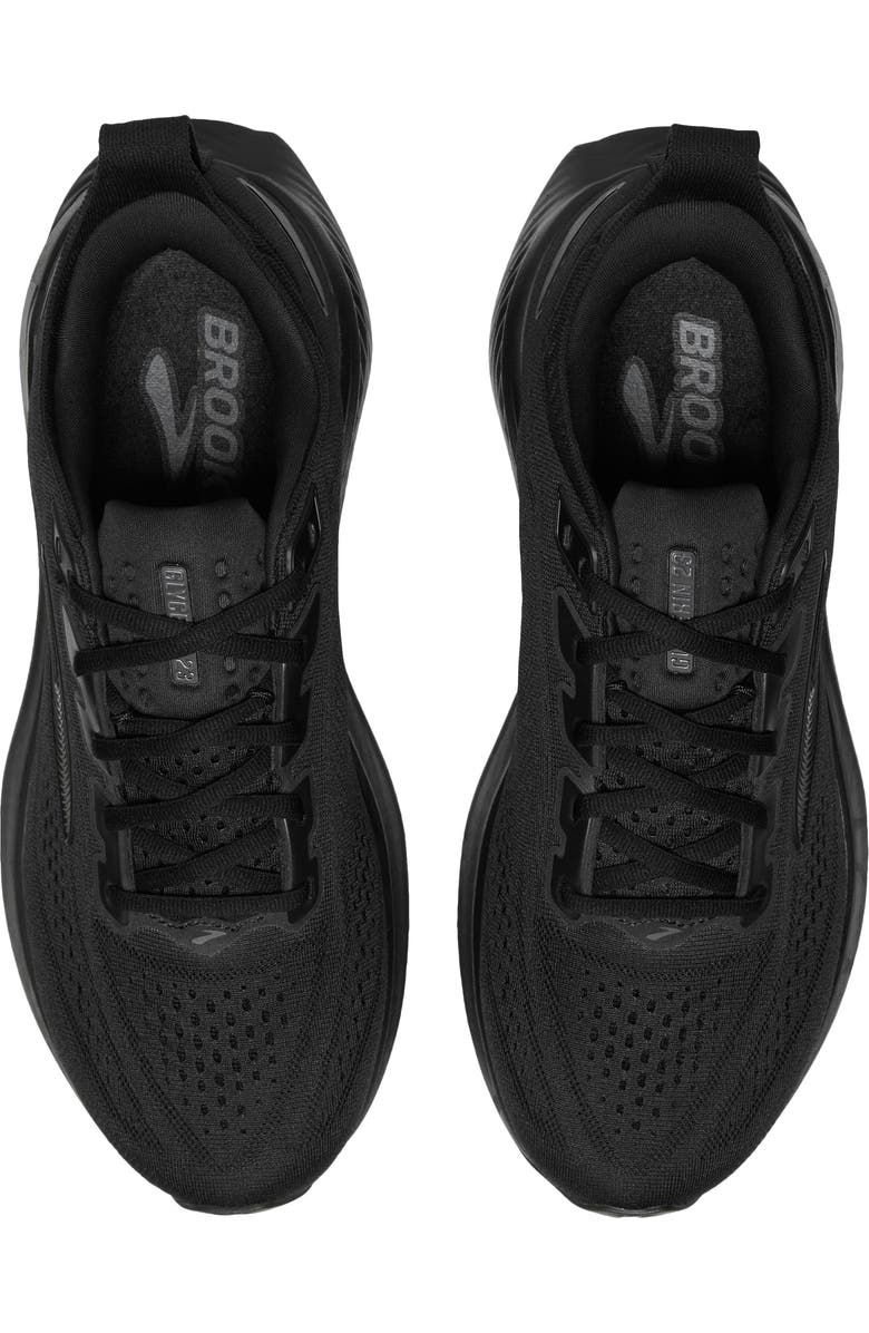 Brooks Glycerin 23 Running Shoe, Alternate, color, Black/ Black/ Ebony
