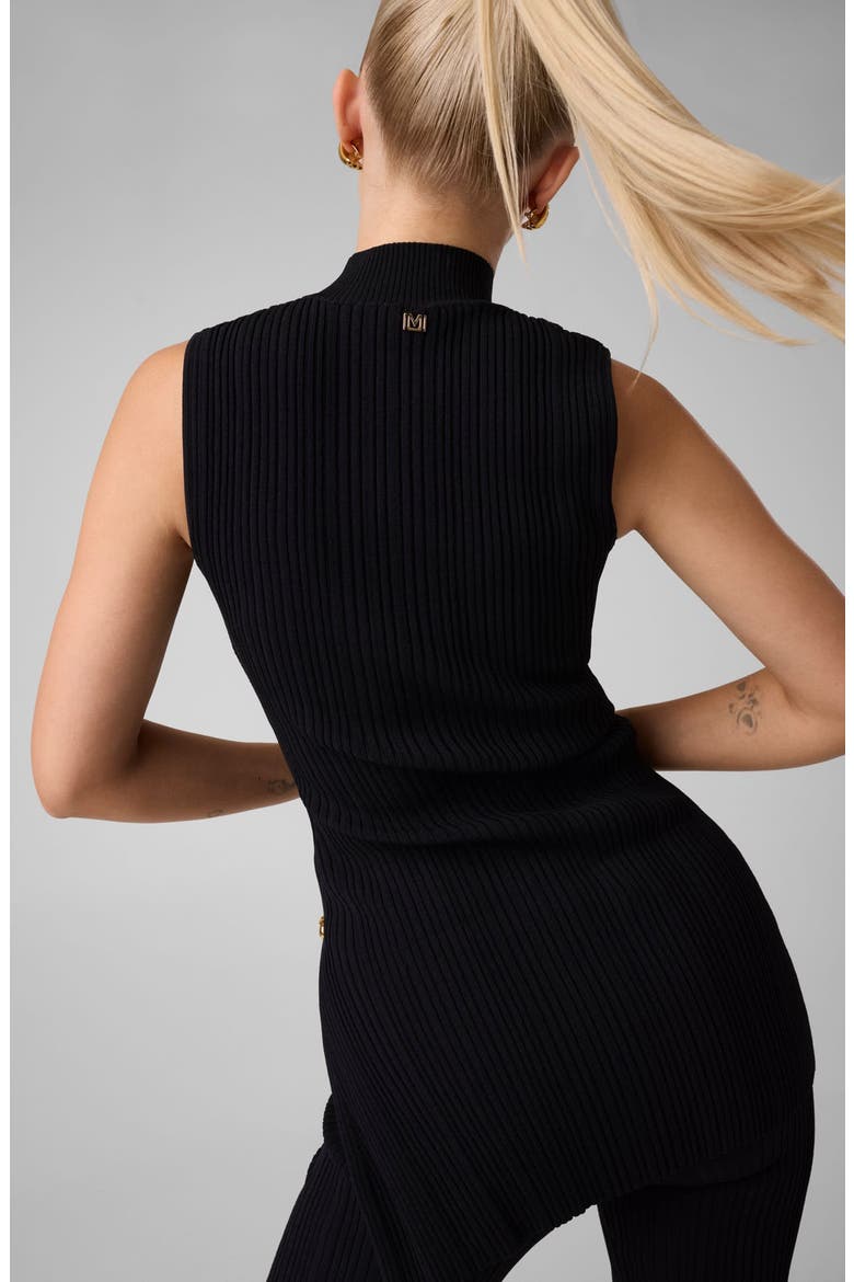 Lima Sleeveless Tunic Sweater, Alternate, color, JBLACK-BLACK