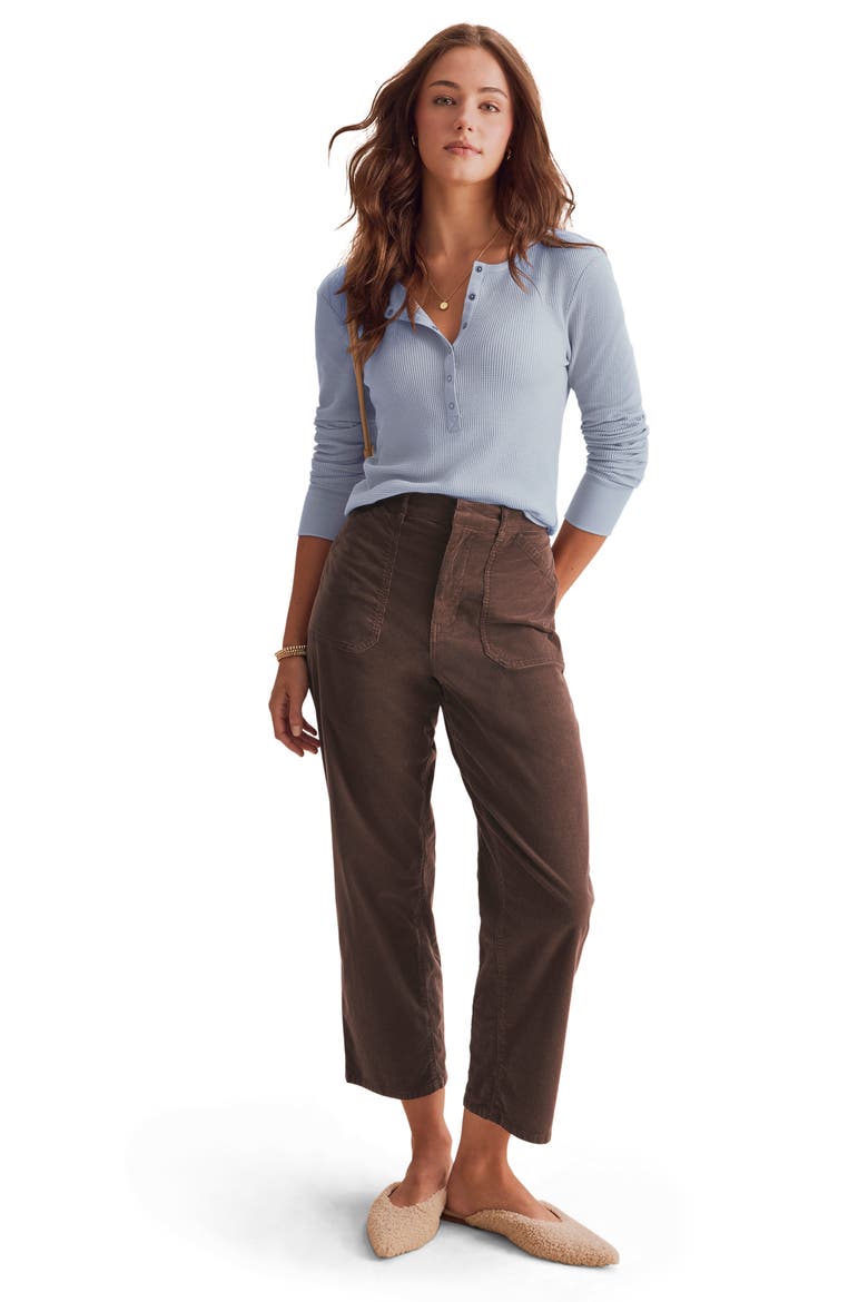 Carissa Corduroy Pants, Alternate, color, JAVA BROWN