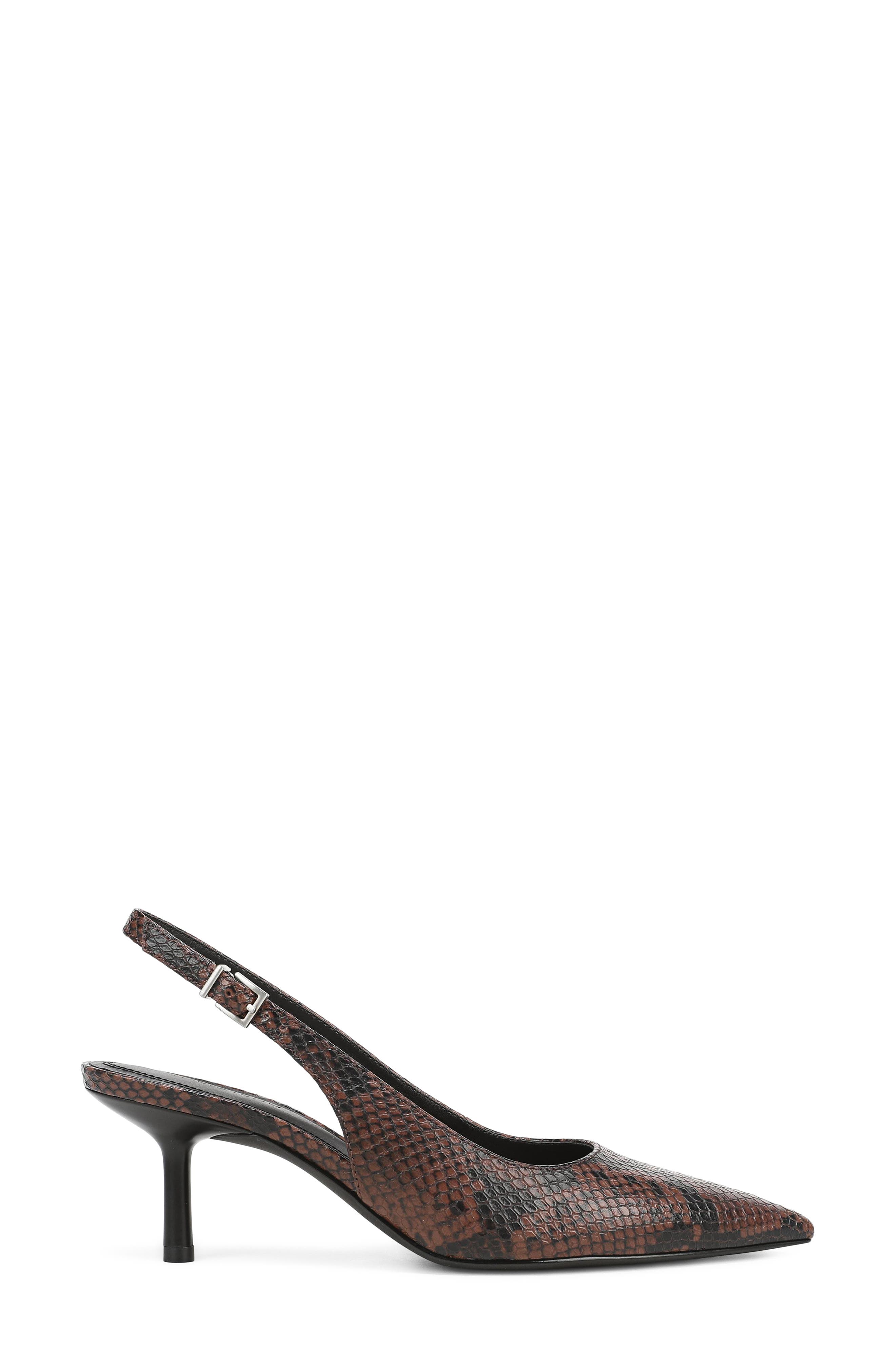 Liza Pointed Toe Pump (Nordstrom Exclusive), Alternate, color, BROWN BLACK SNAKE