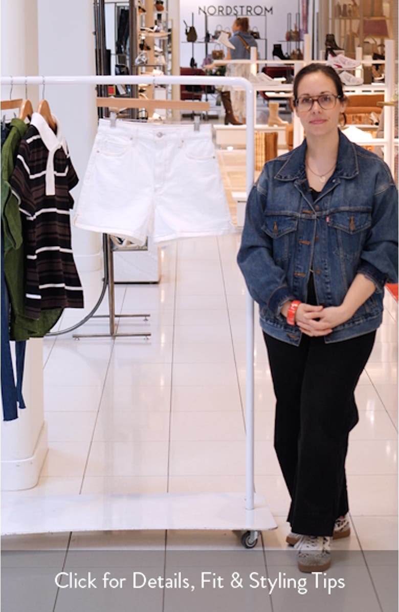Dani Ultra High Waist Denim Shorts, sales video thumbnail