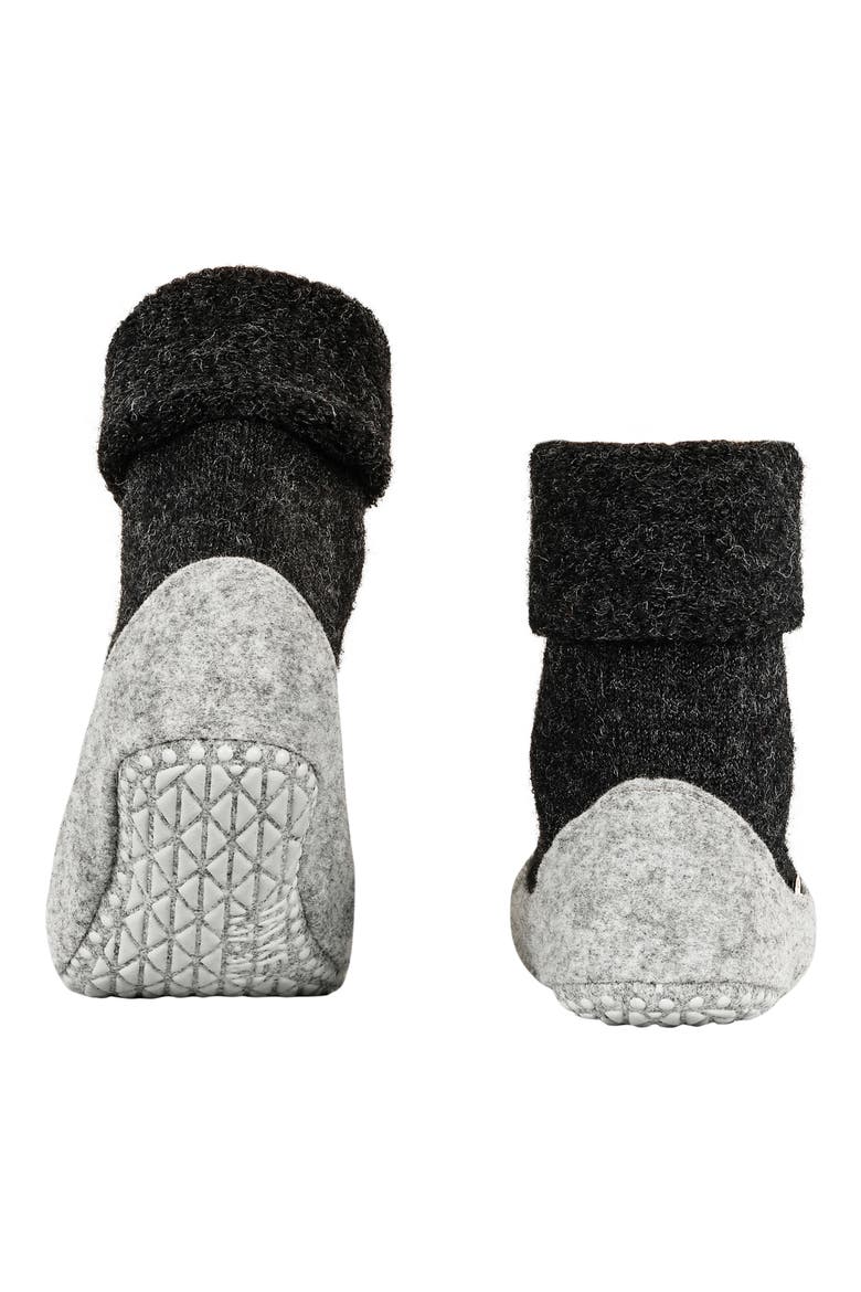 Cosy Stretch Wool Slipper Socks, Alternate, color, ANTHRACITE MEL.