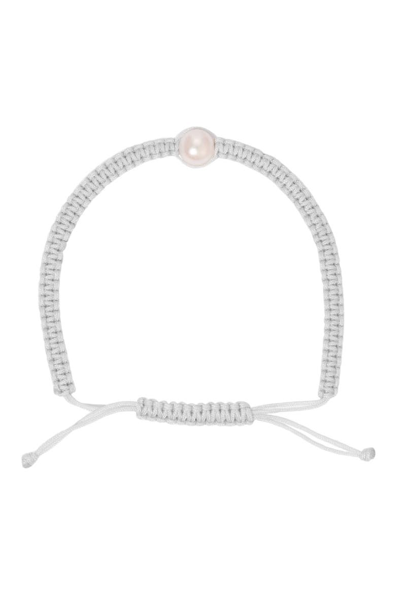 Freshwater Pearl Friendship Bracelet, Main, color, CLOUD