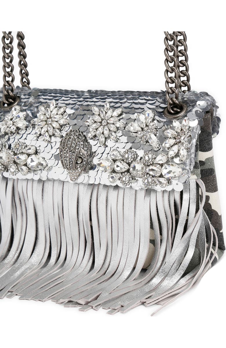 Kurt Geiger London Medium Kensington Fringe Convertible Crossbody Bag, Alternate, color,