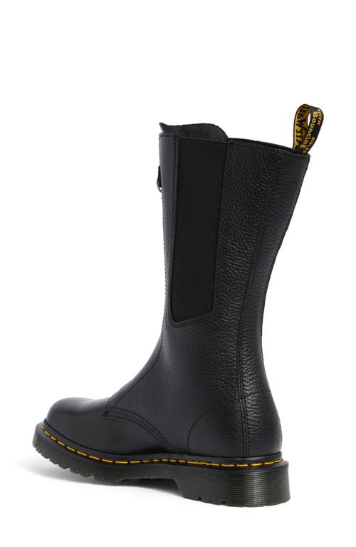 Shop Dr. Martens' Dr. Martens 1b99 Front Zip Leather Boot In Black