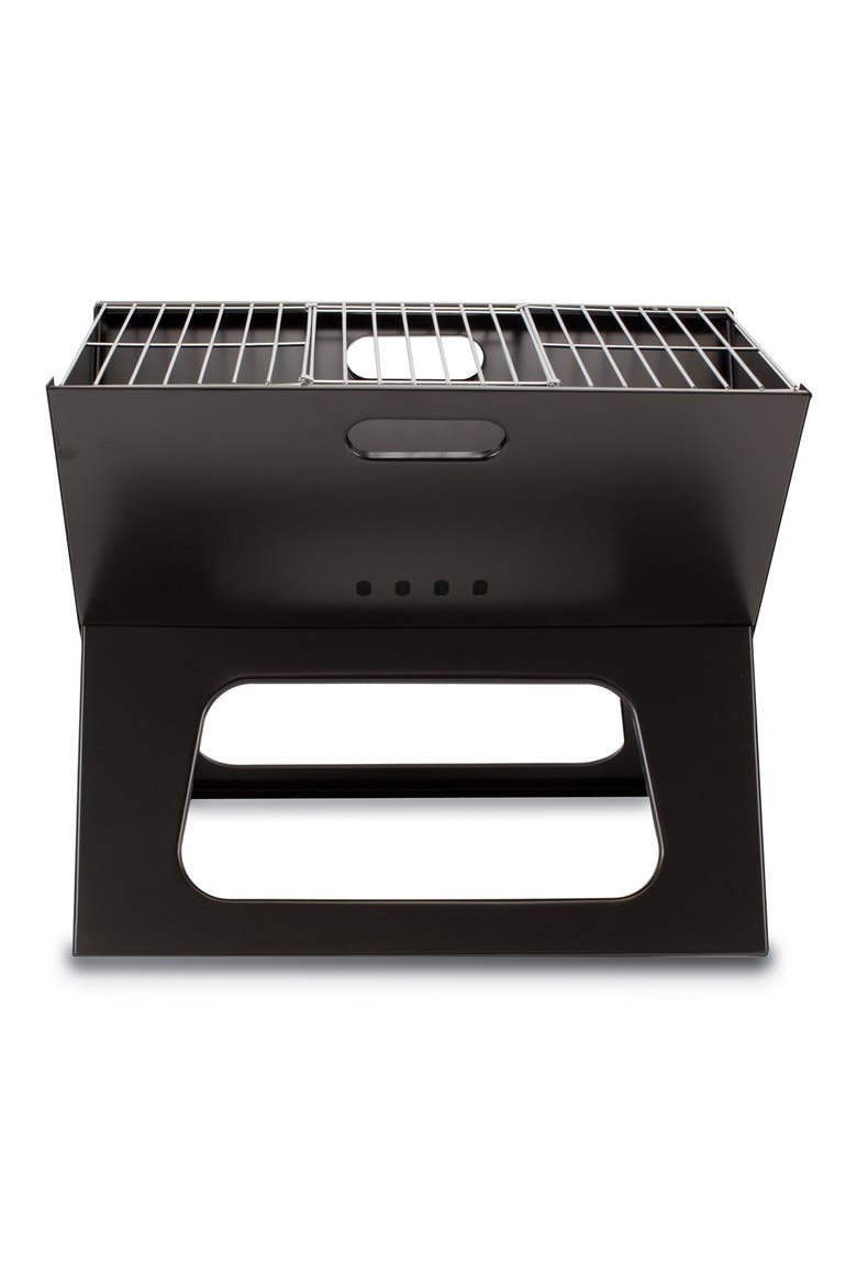 ONIVA 'X-Grill' Portable Fold-Up BBQ Grill, Alternate, color, BLACK