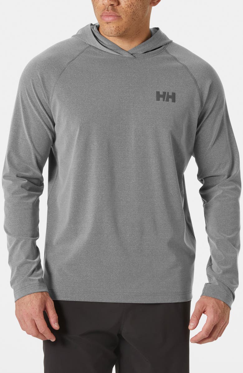 Helly Hansen Tyri Pullover Hoodie, Main, color, Ebony Melange