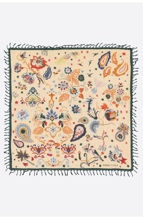 Tropical Birds Shawl