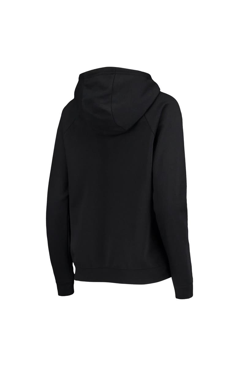 Nike Women's Nike Black Oregon Ducks Varsity Fleece Tri-Blend Raglan Pullover Hoodie, Alternate, color, 