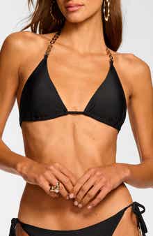 Terry Triangle Bikini Top