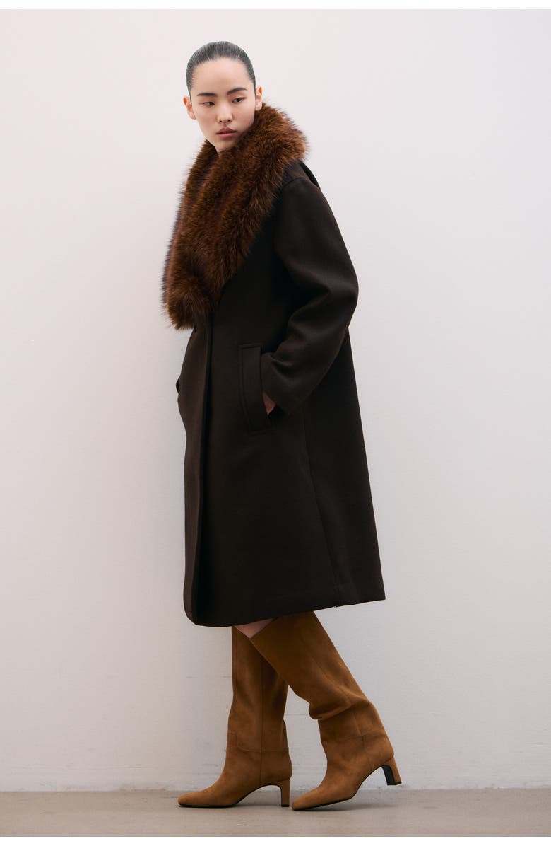 H&M Knee-high Boots, Alternate, color, Dark Beige