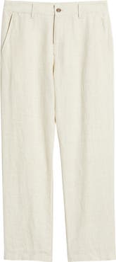 NN07 1454 Aden Flat Front Linen Chinos